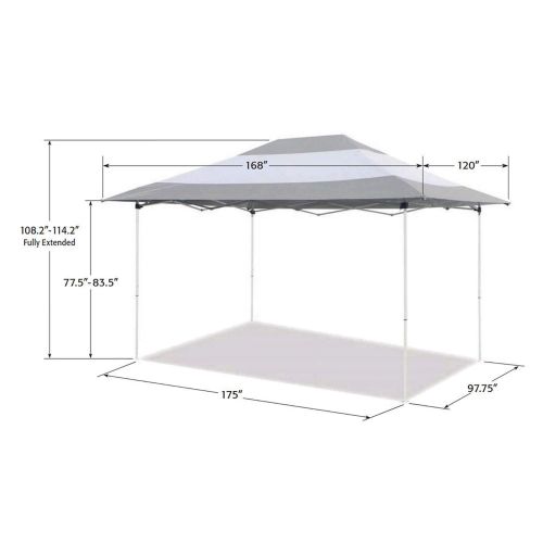  Z-Shade 14 x 10-Foot Prestige Instant Canopy Outdoor Shelter