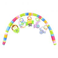 Z-household Crib Accessory Activity Toy Mobile Detachable Arch Shape Pendant Rattles Stroller Hanging Toys Cot Cradle Educational Baby Play Entertaining