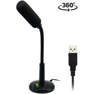 [아마존베스트]ZAFFIRO Computer Microphone,Zaffiro PC Microphone Plug & Play 3.5mm Home Studio Condenser Microphone for Desktop/Laptop/Notebook,Recording for YouTube,Podcasting,Gaming,Online Chatting,Bla