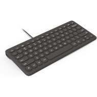 Zagg Connect Keyboard 12C - Compact Type-C Wired Desktop Keyboard - Universal Compatibility with Windows, ChromeOS, Android, iOS, macOS, iPadOS - Optimized Typing Experience - Eco-Conscious Design