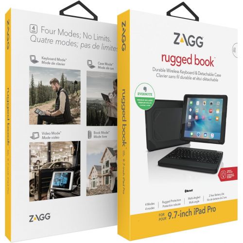  ZAGG Zagg Rugged Durable Hinged Backlit Keyboard for iPad Pro 9.7