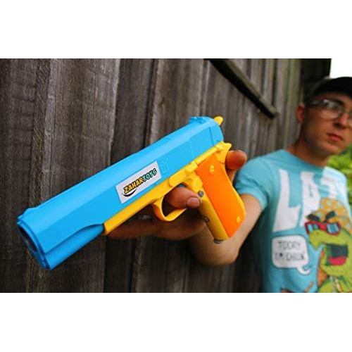  ZAHAR Toys Realistic Colt 1911 Toy Gun with 10 Colorful Soft Bullets, Ejecting Magazine , Slide Action for Training or Play