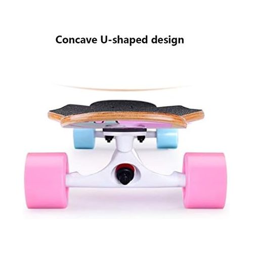  ZAIHW Deluxe Longboard Bamboo Skateboard Race 42 Inch Professional Dancing Longboard Cruise Lasting