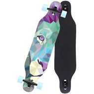 ZAIHW Longborads Skateboards 41 inches Complete Drop Down Through Cruiser for Kids Boys Youths Beginners The Best Gift