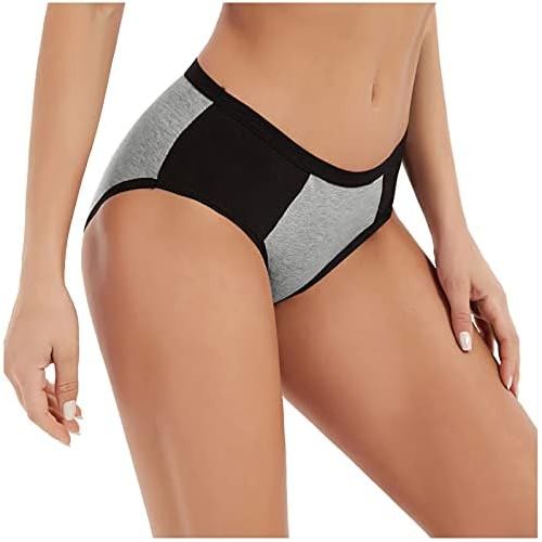  ZANFUN 5 Pieces Cotton Underwear Women Soft Boyshort High Waist Panties Underwear Ladies Boxer Basic Briefs Underpants