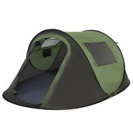 ZANJING Automatic Camping Tent Instant Open And Set Up In Seconds, 3-4 Person Waterproof Pop Up Hiking Tent