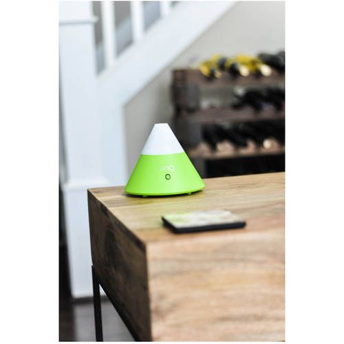  ZAQ Noor Essential Green LiteMist Ultrasonic Aromatherapy Color-Changing Light 80 mL Oil Diffuser