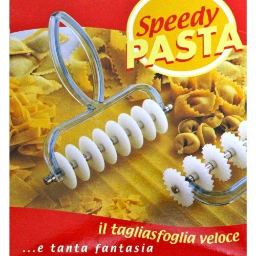  ZASEVES Speedy Pasta Cutter, Silber, 80Stueck