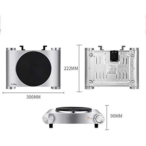  [아마존베스트]ZBINGAFF Small Induction Stove, Stainless Steel Electric Heating Stove Multifunction Electric Ceramic Stove Smart Tea Stove 1350W Electric Stove Hob Hob Cooking Plate Kitchen Utens