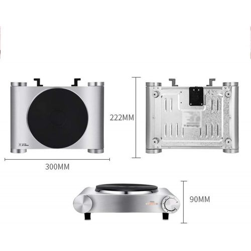  [아마존베스트]ZBINGAFF Small Induction Stove, Stainless Steel Electric Heating Stove Multifunction Electric Ceramic Stove Smart Tea Stove 1350W Electric Stove Hob Hob Cooking Plate Kitchen Utens