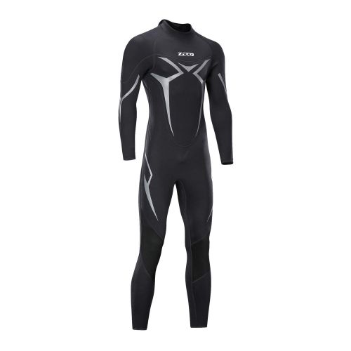  ZCCO Wetsuits Mens 3mm Premium Neoprene Full Sleeve Dive Skin for Spearfishing,Snorkeling, Surfing,Canoeing,Scuba Diving Wet Suits