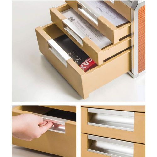  ZCCWJG File cabinets Storage Drawer Desk Storage Box Lockable File Cabinet A4 Office (Size : B)