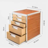 ZCCWJG File cabinets Storage Drawer Desk Storage Box Lockable File Cabinet A4 Office (Color : A)