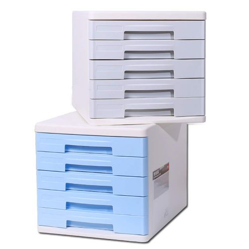  ZCCWJG File cabinets Drawer Type A4 Storage Box Desktop Small Data Cabinet Office Furniture Student File Cabinet (Color : A)