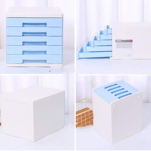  ZCCWJG File cabinets Drawer Type A4 Storage Box Desktop Small Data Cabinet Office Furniture Student File Cabinet (Color : A)