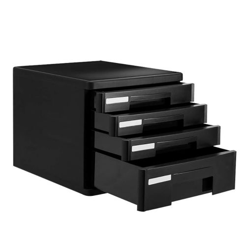  ZCCWJG File cabinets Plastic Chest of Drawers Desktop Locker Storage Box Filing Cabinet (Size : A)