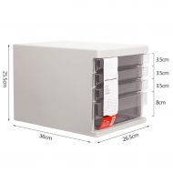 ZCCWJG File cabinets Plastic Chest of Drawers Desktop Locker Storage Box Filing Cabinet Drawer Type (Color : A, Size : 1)
