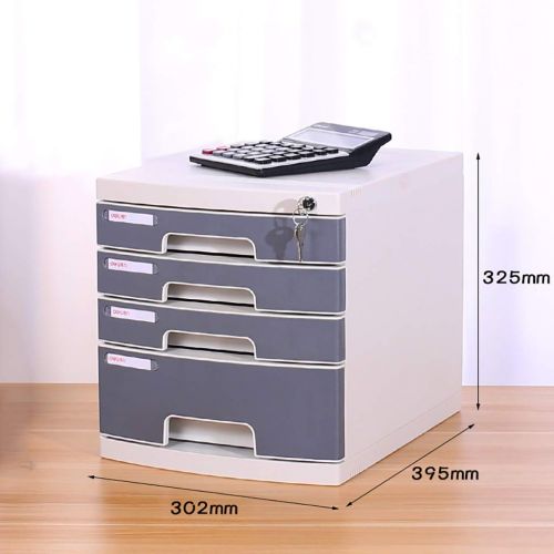  ZCCWJG File cabinets Desktop Locker Storage Box Filing Cabinet with Lock Drawer Type (Size : C)