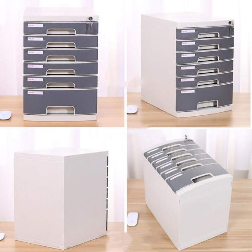  ZCCWJG File cabinets Desktop Locker Storage Box Filing Cabinet with Lock Drawer Type (Size : C)