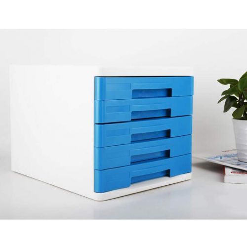  ZCCWJG File cabinets Plastic Chest of Drawers Desktop Locker Storage Box Filing Cabinet (Size : B)