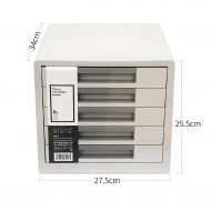 ZCCWJG File Cabinet, Plastic Storage Cabinet, Desk Storage Box, Information Cabinet 5 Layers
