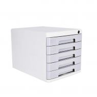 ZCCWJG File cabinets Plastic Chest of Drawers Desktop Locker Storage Box Filing Cabinet