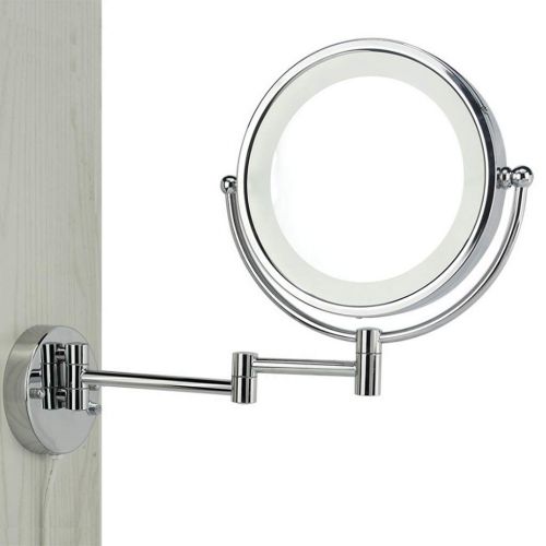  ZCJB Make Up Mirror Bathroom Double Sided Wall Mount LED White Light Illumination Home Decoration...