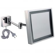 ZCJB Make Up Mirror,Desktop Double Sided Makeup Mirror Creative Beauty Bathroom Metal Mirror L2202