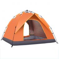 ZCY Outdoor Camping Tent, Large-Space 3-4 People Automatic-Speed Pop Up Camping Tent, Waterproof Beach Tent