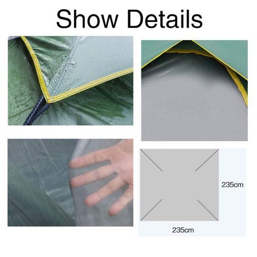  ZCY Outdoor Tent, Waterproof Camping Tent 4-6 People Automatic Pop Up Tent Family Camping Tent