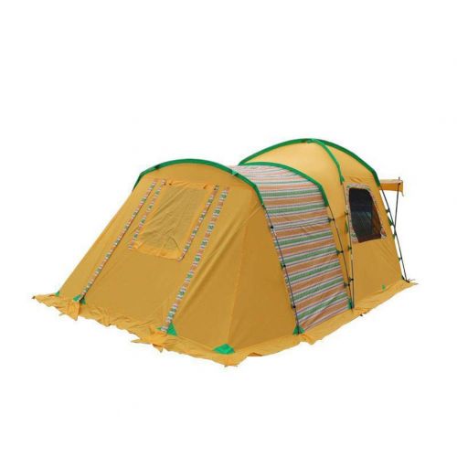  ZCY Family Camping Tent for 4 Preson, Waterproof Frame Tents, Full Standing Head Height, Hiking Outdoor Tent