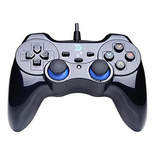  [아마존베스트]ZD-V+ USB Wired Gaming Controller Gamepad for PC/Laptop Computer(Windows XP/7/8/10) & PS3 & Android & Steam - [Black]