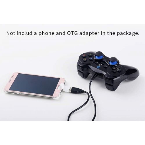  [아마존베스트]ZD-V+ USB Wired Gaming Controller Gamepad for PC/Laptop Computer(Windows XP/7/8/10) & PS3 & Android & Steam - [Black]