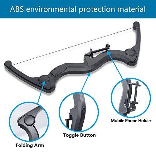  ZD Foldable Bow for Kids & Adults,AR Game Bow Arrow, AR Bluetooth Connect All iOS & Andriod Smart Phone for Virtual Reality Fun with Games