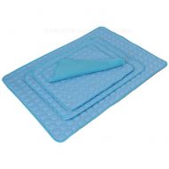 ZDJR Dog Cooling Bed Mat for Crate Kennel, Breathable Dog Cooling Mat Mattress Pad, Non Toxic & Non Sticking & Skin-Friendly,S(19.7x15.7IN)