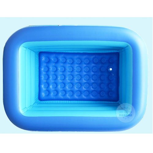 인플레터블 ZDYG Childrens Inflatable Pool, Inflatable Bathtub,Bubble Bottom, Electric Pump, Swimming Ring, Marine Ball,for Child/Baby/Family-150x105x55cm180x140x60cm