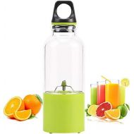 ZDYLM-Y Smoothie Mini Standmixer USB-Ladesaftbecher, 500ML elektrische Saftschale, Persoenlicher Mixer, Geeignet fuer Reisen, Outdoor, Sport und Zuhause,Green