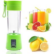 ZDYLM-Y Smoothie Mini Standmixer Multifunktionale automatische tragbaren Mini Haus Saftpresse, USB Wird geladen,Green