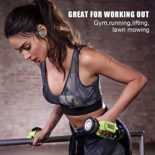  [아마존 핫딜] ZEALOT Bluetooth Headphones, Best Waterproof Wireless Sport Earphones w/Mic, HiFi Stereo Sweatproof in-Ear Earbuds for Running Gym Workout 8 Hour Noise Cancelling Headsets(Black-Green)