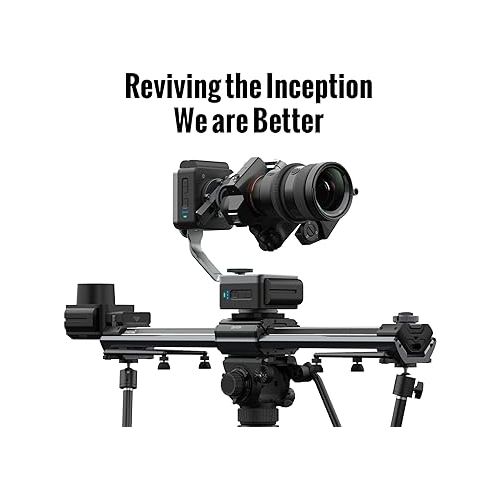  Zeapon Micro3 E1000 Motorized Camera Slider with PONS PT Motorized Pan Head Carrying Case and Revolver Quick Release Included