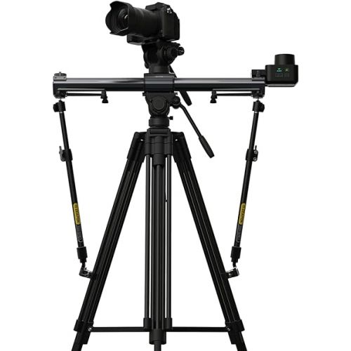  Zeapon Micro3 E1000 Motorized Double Distance Camera Slider,Travel Distance 107cm/42.1inch,Hellaflush Design, 4KG Payload