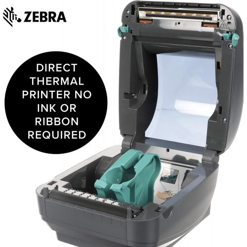  Zebra GX420d Direct Thermal Desktop Printer Print Width of 4 in USB Serial and Ethernet Port Connectivity GX42-202410-000