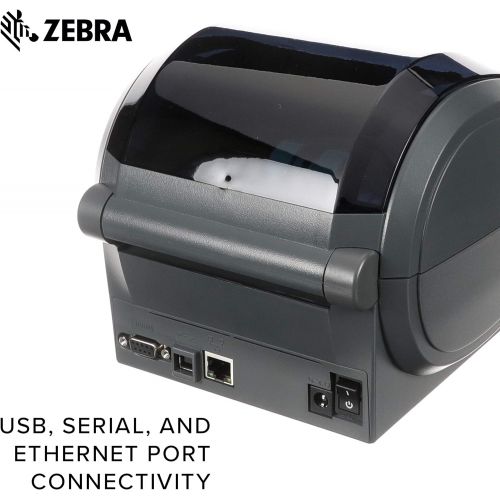  Zebra GX420d Direct Thermal Desktop Printer Print Width of 4 in USB Serial and Ethernet Port Connectivity GX42-202410-000