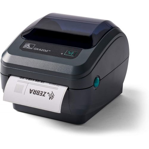  [아마존베스트]Zebra GK420d Direct Thermal Desktop Printer Print Width of 4 in USB Serial and Parallel Port Connectivity GK42-202510-000