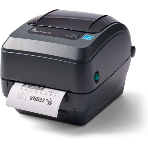  [아마존베스트]Zebra GX430t Thermal Transfer Desktop Printer Print Width of 4 in USB Serial and Parallel Port Connectivity Includes Peeler - GX43-102511-000