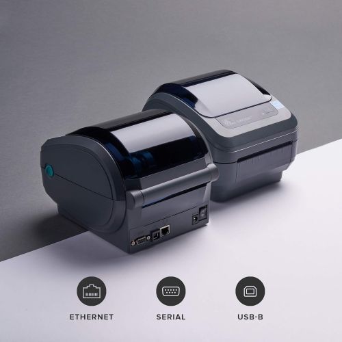  [아마존베스트]Zebra GX420d Direct Thermal Desktop Printer Print Width of 4 in USB Serial and Ethernet Port Connectivity GX42-202410-000