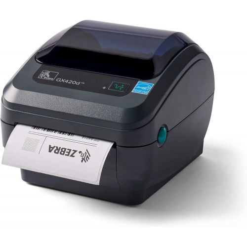  [아마존베스트]Zebra GX420d Direct Thermal Desktop Printer Print Width of 4 in USB Serial and Ethernet Port Connectivity GX42-202410-000