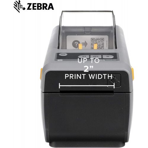  Zebra Technologies Zebra - ZD410 Wireless Direct Thermal Desktop Printer for Labels, Receipts, Barcodes, Tags, and Wrist Bands - Print Width of 2 in - USB, Bluetooth, and Wifi Connectivity