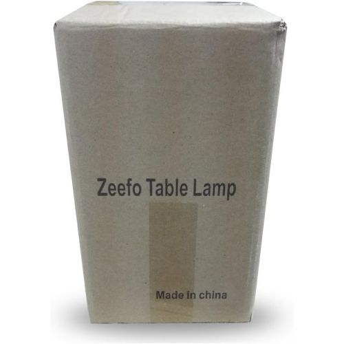  [아마존 핫딜]  [아마존핫딜]ZEEFO Simple Table Lamp Bedside Desk Lamp with Fabric Shade and Solid Wood for Bedroom, Dresser, Living Room, Baby Room, College Dorm, Coffee Table, Bookcase (Square)