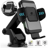 [아마존베스트]ZEEHOO ZeeHoo Wireless Car Charger,10W Qi Fast Charging Auto-Clamping Car Mount,Windshield Dashboard Air Vent Phone Holder Compatible with iPhone Xs MAX/XS/XR/X/8/8+, Samsung S10/S10+/S9/